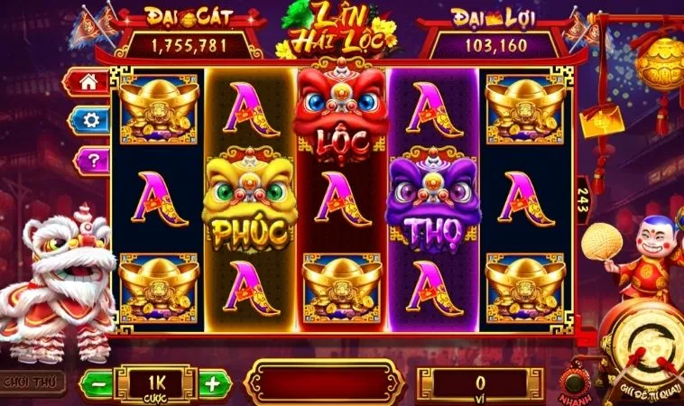 Các biểu tượng trong game Nổ Hũ Lân Hái Lộc 789Win