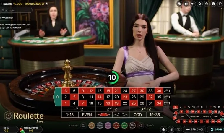 Bí Quyết Chơi Roulette 789Win Thắng Lớn Nhanh Chóng Cho Người Mới 2 Bàn cược Roulette 789Win