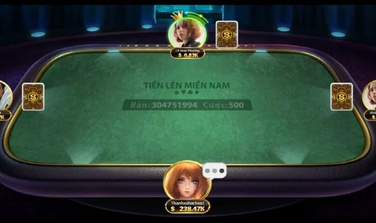 Giao diện chơi Tiến Lên Miền Nam 789Win
